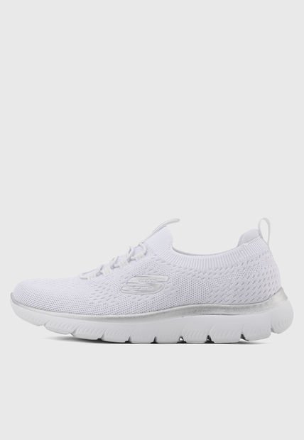 Tenis Training Blanco-Gris SKECHERS Summits - Pixi Dust