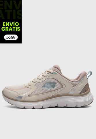 Tenis SKECHERS Flex Appeal 5.0 Beige Skechers