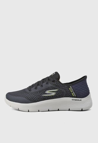 Tenis Training Azul Petróleo-Negro SKECHERS GOwalk Flex - New World Skechers