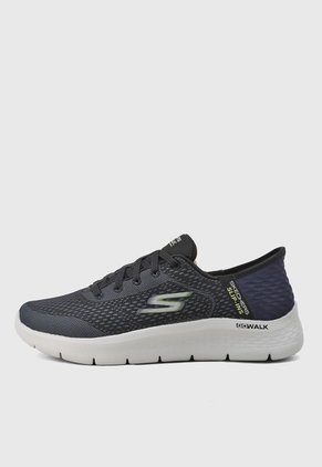 Tenis Training Azul Petróleo-Negro SKECHERS GOwalk Flex - New World