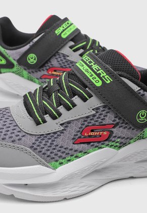 Tenis Lifestyle SKECHERS Meteor - Lights 2.0 Gris