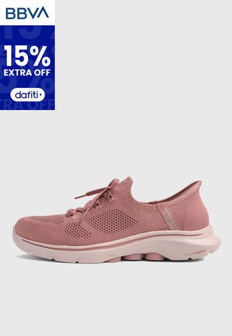 Tenis SKECHERS Go walk 7 Rosa Malva Skechers