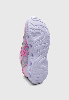 Tenis Lifestyle SKECHERS Heart Lights Rosa