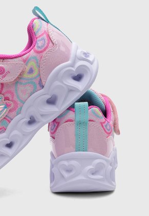 Tenis Lifestyle SKECHERS Heart Lights Rosa