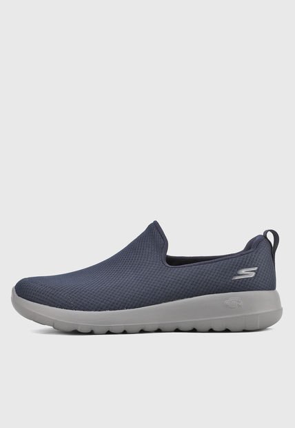 Tenis Lifestyle Azul Navy-Gris SKECHERS Go Walk Max