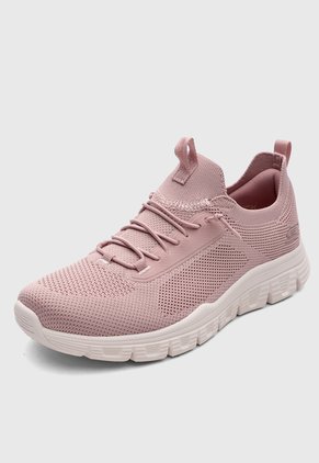 Tenis Lifestyle SKECHERS Moda Bobs B Lite - Slight Flex Rosa