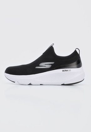 Tenis Running Negro-Gris-Blanco Skechers