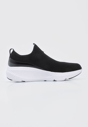 Tenis Running Negro-Gris-Blanco Skechers