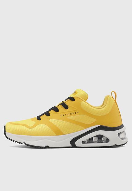 Tenis Lifestyle Amarillo-Blanco-Negro SKECHERS Tres Air