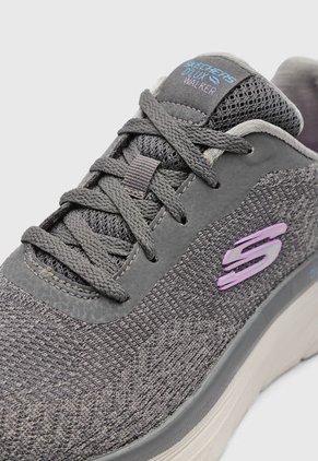 Tenis SKECHERS D`lux Walker Gris
