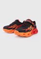 Tenis Lifestyle Negro-Naranja-Rojo Skechers Kids S Lights Thermo Flash de Skechers