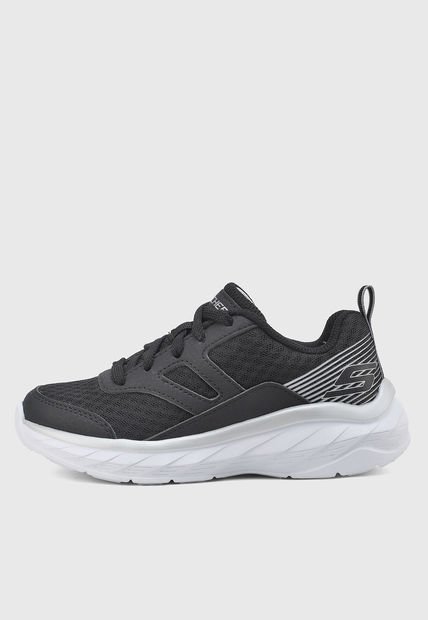 Tenis Lifestyle Negro-Blanco-Plateado SKECHERS Boundless
