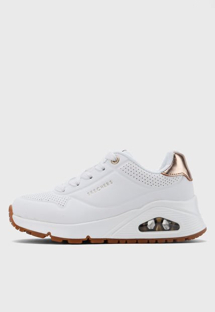 Tenis Lifestyle Blanco-Oro Rosa SKECHERS Uno Gen1