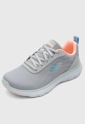 Tenis SKECHERS Sport Flex Appeal 5.0  Gris