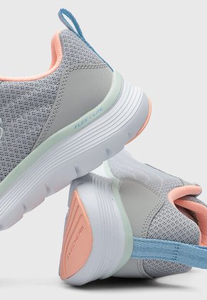 Tenis SKECHERS Sport Flex Appeal 5.0  Gris