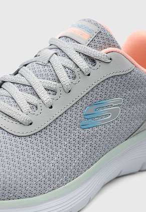 Tenis SKECHERS Sport Flex Appeal 5.0  Gris