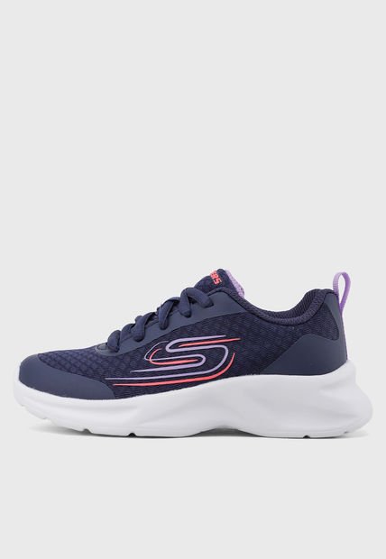 Tenis Lifestyle Azul-Blanco-Rosa SKECHERS Dynamatic Nonstop