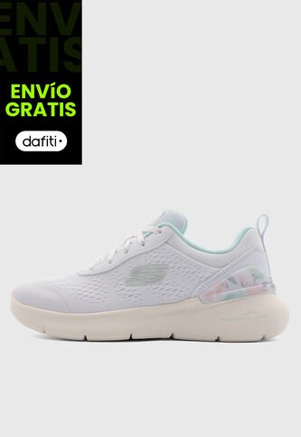 Tenis Lifestyle SKECHERS Engineered Mesh Lace Up Lila Claro Skechers
