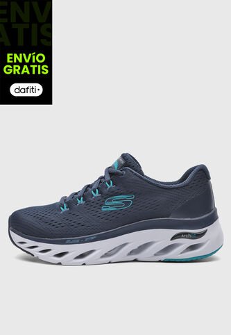 Tenis SKECHERS Arch Fit Glide Step Azul Skechers