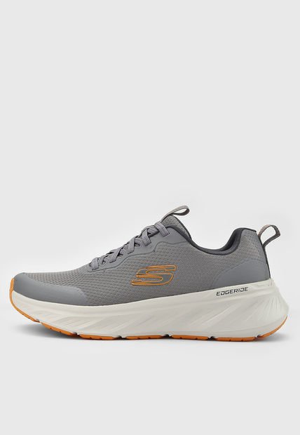 Tenis Running Gris-Blanco-Crema SKECHERS Edgeride - Rekze