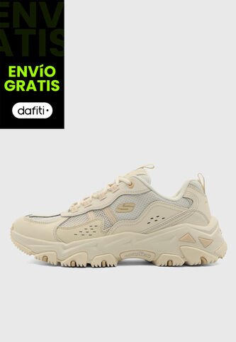 Tenis SKECHERS D'Lites Hiker Beige Skechers