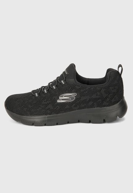Tenis Training Negro-Gris Skechers Summits Leopard Spot