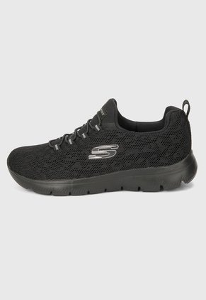 Tenis Training Negro-Gris Skechers Summits Leopard Spot