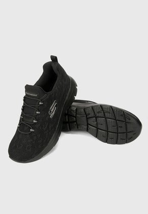 Tenis Training Negro-Gris Skechers Summits Leopard Spot