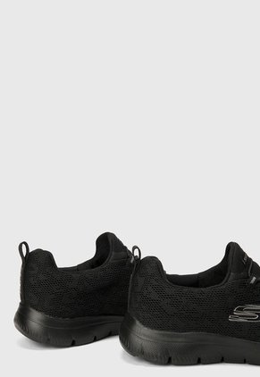 Tenis Training Negro-Gris Skechers Summits Leopard Spot