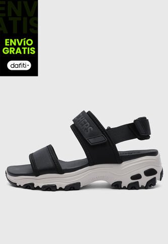 Sandalias SKECHERS D'Lites Negro Skechers
