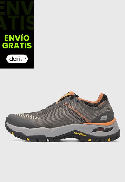 Tenis Trail Running SKECHERS Arch Fit Dawson - Mahone Verde Oliva