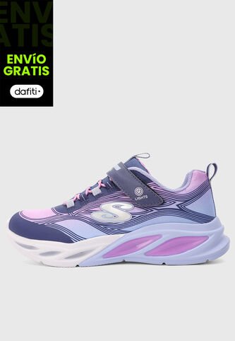 Tenis SKECHERS S Lights Azul Skechers