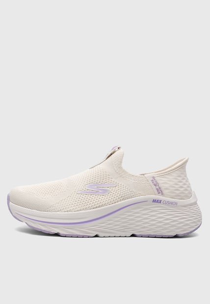 Tenis Lifestyle Marfil-Lila SKECHERS Slip-ins: Max Cushioning Elite 2.0