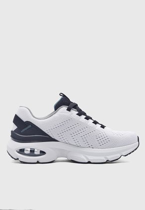 Tenis Lifestyle Blanco-Negro-Azul Petróleo SKECHERS Skech-Air Ventura