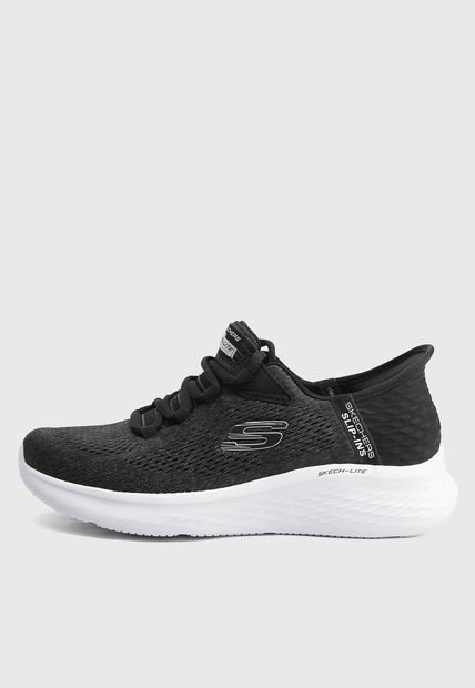 Tenis Training Gris-Blanco-Negro Skechers Skech-Lite Pro Natural Beauty