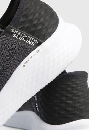 Tenis Training Gris-Blanco-Negro Skechers Skech-Lite Pro Natural Beauty