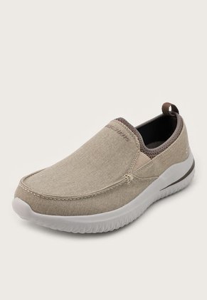 Mocasín Beige-Blanco-Café Skechers Delson 3.0 - Chadwick