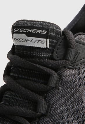 Tenis Training Gris-Blanco-Negro Skechers Skech-Lite Pro Natural Beauty