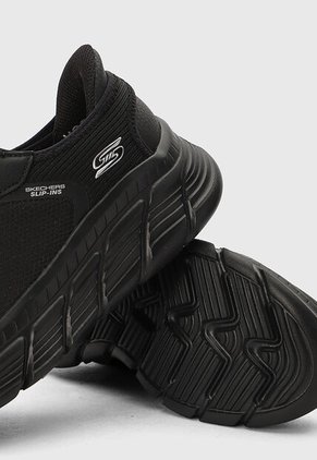 Tenis SKECHERS Bobs S Flex Hi Negro