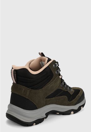 Bota Outdoor Café-Negro-Rosa Skechers Base Camp Relaxed
