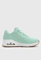 Tenis Lifestyle Verde Menta-Blanco Skechers Uno - Stand On Air de Skechers