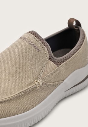 Mocasín Beige-Blanco-Café Skechers Delson 3.0 - Chadwick