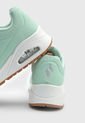 Tenis Lifestyle Verde Menta-Blanco Skechers Uno - Stand On Air de Skechers