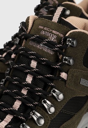 Bota Outdoor Café-Negro-Rosa Skechers Base Camp Relaxed