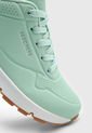 Tenis Lifestyle Verde Menta-Blanco Skechers Uno - Stand On Air de Skechers