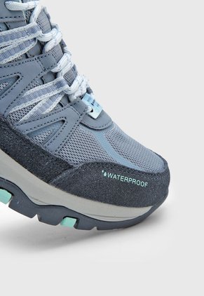 Tenis Outdoor Celeste-Azul-Gris Skechers Trego - Lookout Point