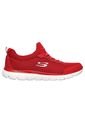 Tenis Skechers Summits - Simple Light Color Rojo / Blanco Para Mujer Ultimas Tallas de Skechers