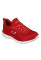 Tenis Skechers Summits - Simple Light Color Rojo / Blanco Para Mujer Ultimas Tallas de Skechers