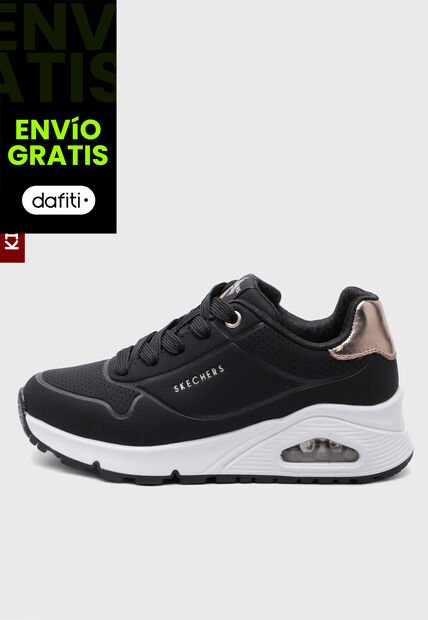 Tenis Lifestyle SKECHERS Uno Gen1 - Shimmer Away Negro