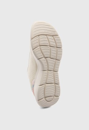 Tenis SKECHERS Engineered Mesh Lace-Up Beige
